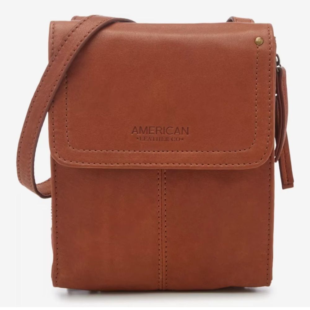 American Leather Co. Leather Crossbody Bag